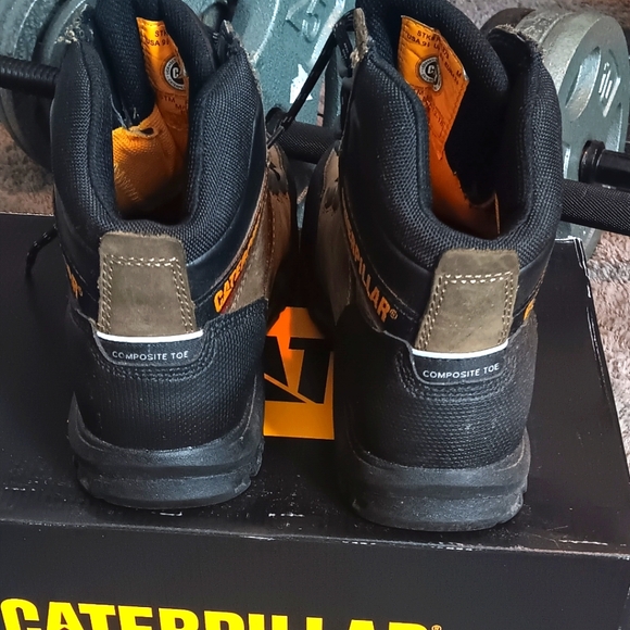 COPY - Caterpillar Brown and Black Rugged Boots - Picture 2 of 5
